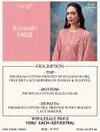 Riyanshi 4828 Ganga Cotton Suit with Plazzo Collections 